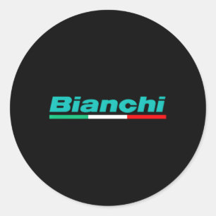 Bianchi Italian Bikes Classic Round Sticker