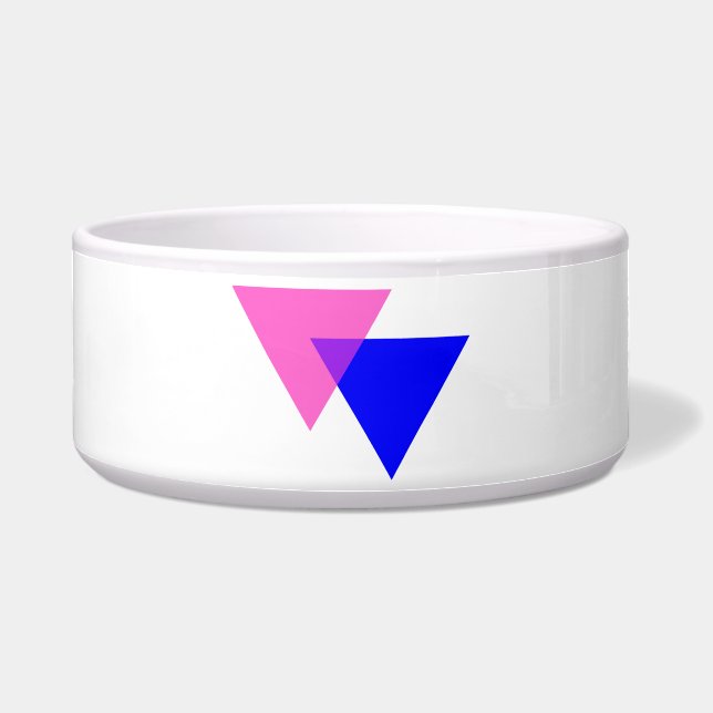 Biangles Bisexual Pride Bowl (Front)