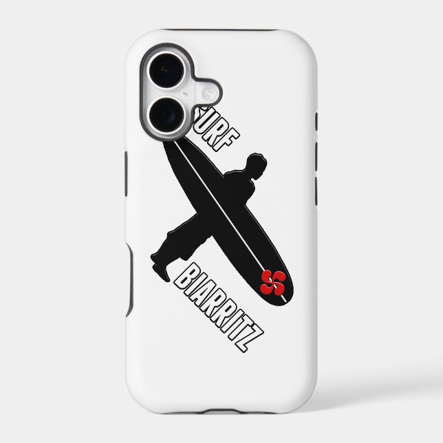 Biarritz Basque surfers Iphone Case (Back)