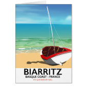 Biarritz France Beach travel poster (Front)