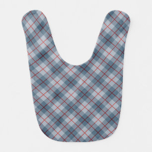 Bias Plaid Blue-Red Stripe Bib