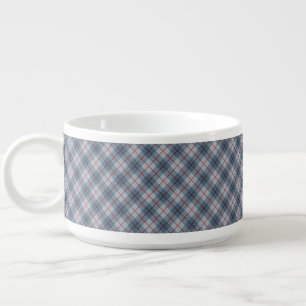 Bias Plaid Blue-Red Stripe Bowl