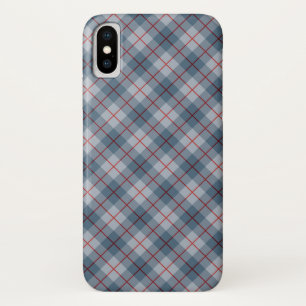 Bias Plaid Blue-Red Stripe iPhone X Case