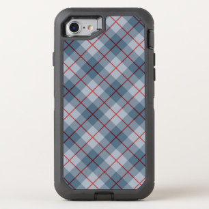Bias Plaid Blue-Red Stripe OtterBox Defender iPhone SE/8/7 Case