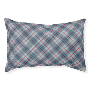 Bias Plaid Blue-Red Stripe Pet Bed