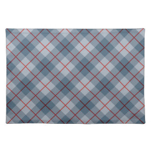 Bias Plaid Blue-Red Stripe Placemat