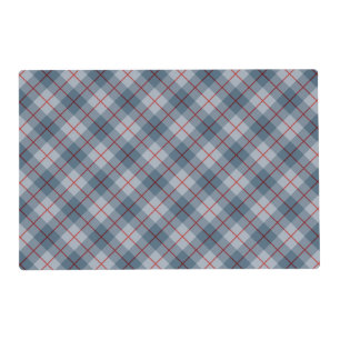 Bias Plaid Blue-Red Stripe Placemat