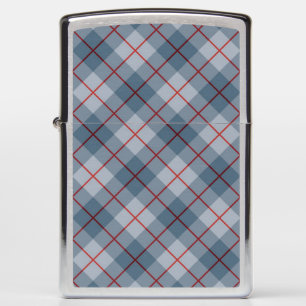 Bias Plaid Blue-Red Stripe Zippo Lighter
