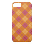 Bias Plaid in Orange and Pink iPhone 8/7 Case