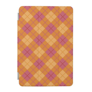 Bias Plaid in Orange and Pink iPad Mini Cover