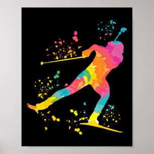 Biathlete Nordic Skiing Biathlon 25 Poster