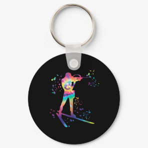 Biathlete Nordic Skiing Biathlon 30  Keychain