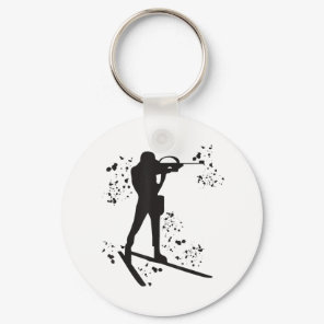 Biathlete Nordic Skiing Biathlon T-shirt_2.png  Keychain