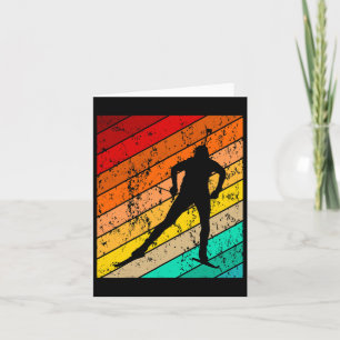 Biathlon Biathlet Skier Skiing Ski Vintage Retro 1 Card
