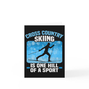 Biathlon Cross Country Skiing Is One Hill Of A Spo Card