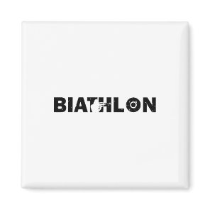 Biathlon Funny Biathlete Shooting Skiing Target Sp Magnet