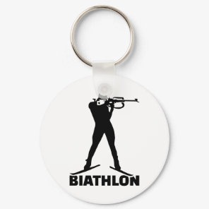 Biathlon Keychain