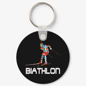 Biathlon Keychain