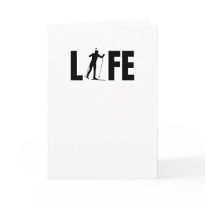 Biathlon Life | Biathlon Lover Target Shooting Card