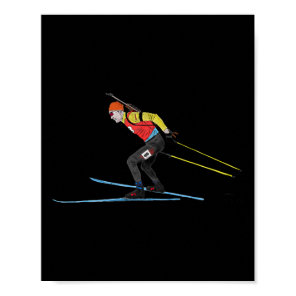 Biathlon Nordic Nordic Nordic Winter Sports  Poster