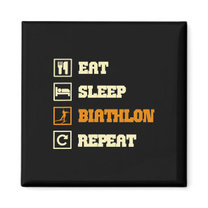 Biathlon Saying  Magnet