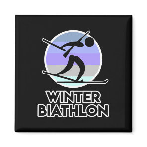 Biathlon Shirt For Men And Women - Winter Biathlon Magnet