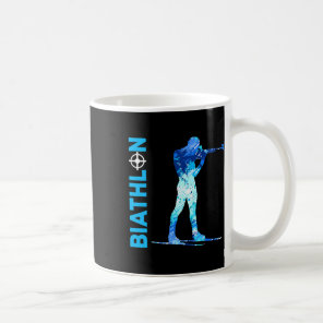 Biathlon Shooting And Skiing Winter Sports  Coffee Mug
