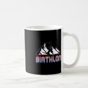 Biathlon Shooting Sport Target Skiing Competition  Coffee Mug