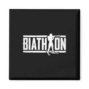 Biathlon Shooting Sport Target Skiing Competition  Magnet