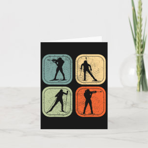 Biathlon Ski Biathlet Winter Sports Cross-country Card