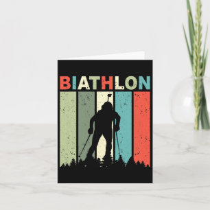 Biathlon Ski Biathlet Winter Sports Cross-country Card