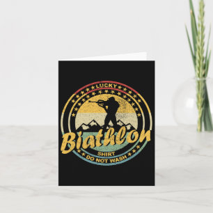 Biathlon Ski Biathlet Winter Sports Cross-country  Card
