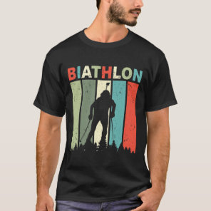 Biathlon Ski Biathlet Winter Sports Cross-country  T-Shirt