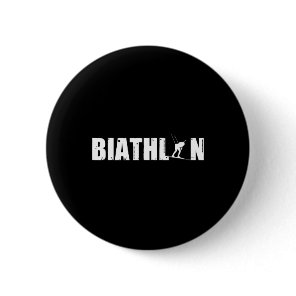 Biathlon Ski De Fond Biathlones  Button