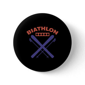 Biathlon Ski Skier Winter Sports Cross-country Ski Button