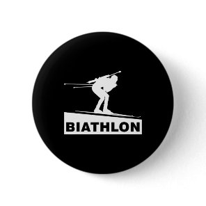 Biathlon Ski Skier Winter Sports Cross-country Ski Button