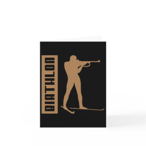Biathlon Ski Skier Winter Sports Cross-country Ski Card