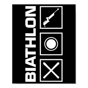 Biathlon Ski Skier Winter Sports Cross-country Ski Poster