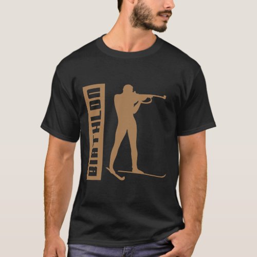 Biathlon Ski Skier Winter Sports Cross-country Ski T-Shirt