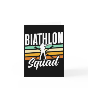 Biathlon Squad Biathlete Biathlons Sports  Card