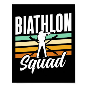 Biathlon Squad Biathlete Biathlons Sports  Poster
