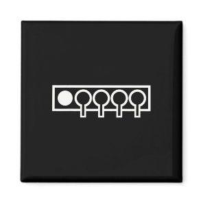 Biathlon Target 1  Magnet