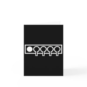 Biathlon Target  Card