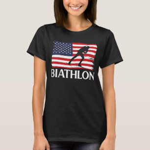 Biathlon Target Skiing Biathlete Shooting Sports C T-Shirt