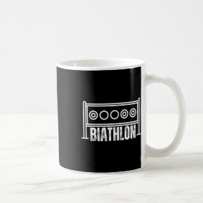 Biathlon Target Skiing Competition Biathlete Shoot Coffee Mug