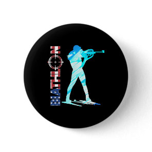 Biathlon Usa Flag Apparel American Cross-country S Button