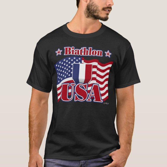 Biathlon USA T-Shirt (Front)