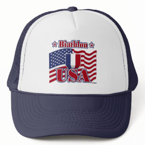 Biathlon USA Trucker Hat