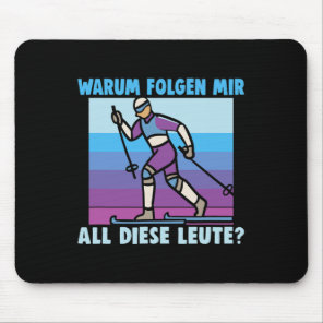 Biathlon Why Follow All These People Cross-country Mouse Pad