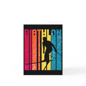 Biathlon Winter Sport  Card